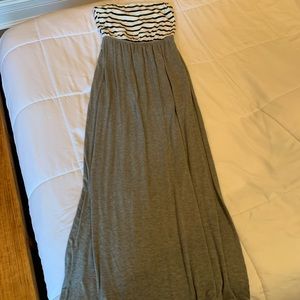 long grey dress
